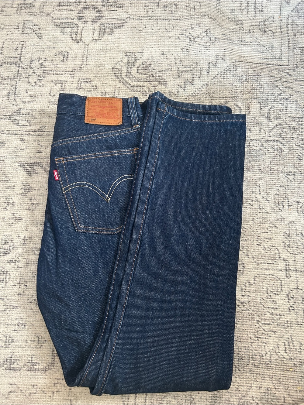 Levi's Women's Dark Indigo Straight-Leg Jeans